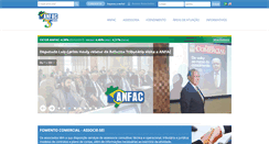 Desktop Screenshot of anfac.com.br