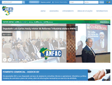 Tablet Screenshot of anfac.com.br
